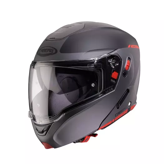 Caberg Horus X Ray Мотошлем Grey Red Matt Красный