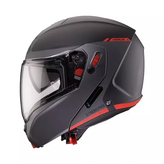 Caberg Horus X Ray Мотошлем Grey Red Matt Красный