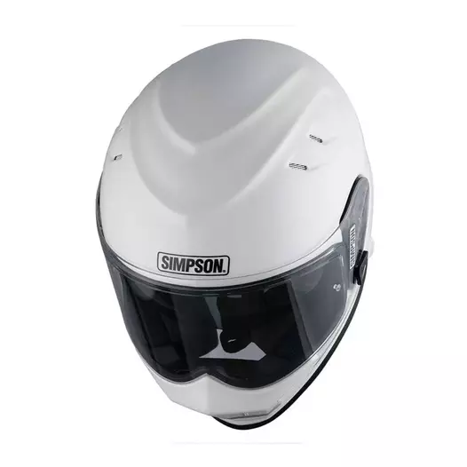 Simpson Venom 22.06 Мотошлем White Белый
