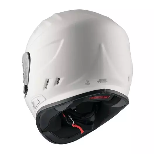 Simpson Venom 22.06 Мотошлем White Белый