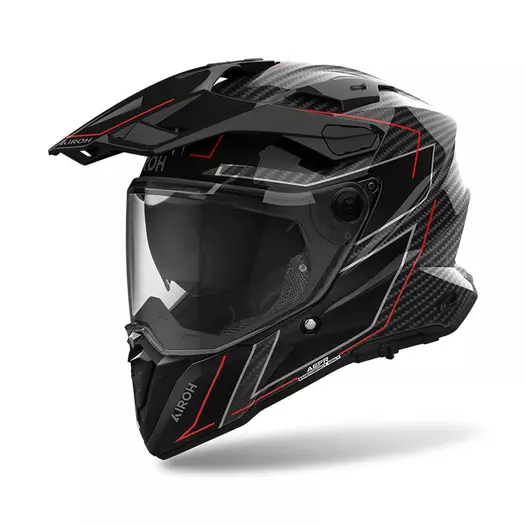 Airoh Commander 2 Carbon Stylish Мотошлем Gloss Черный (размер: xs)