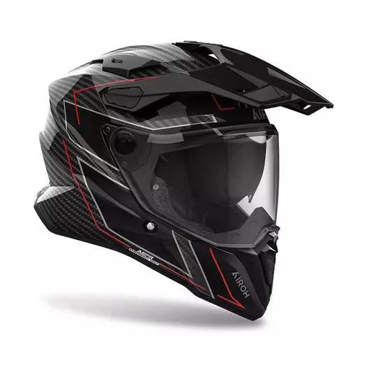 Airoh Commander 2 Carbon Stylish Мотошлем Gloss Черный