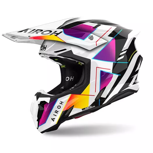 Airoh Twist 3 Rainbow Мотошлем Gloss Фиолетовый (размер: xs)