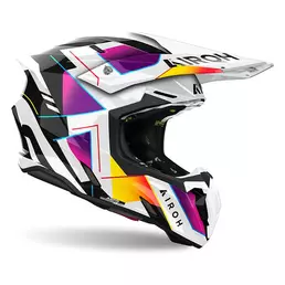 Airoh Twist 3 Rainbow Мотошлем Gloss Фиолетовый