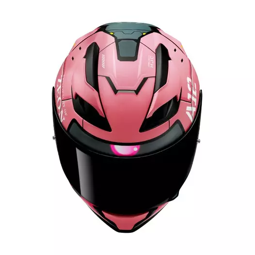 Hjc F71 Zaku Bandai Namco Мотошлем Розовый