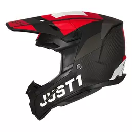 Just-1 J22 3k Carbon Adrenaline Мотошлем Red Красный