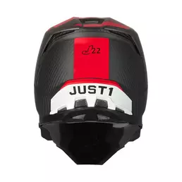 Just-1 J22 3k Carbon Adrenaline Мотошлем Red Красный