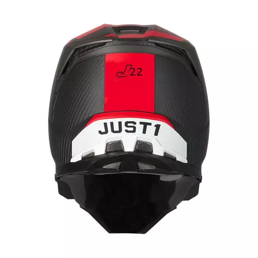 Just-1 J22 3k Carbon Adrenaline Мотошлем Red Красный