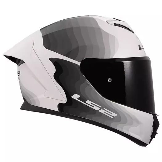 Ls2 Ff820 Rapid 3 Flow Мотошлем White Grey Белый