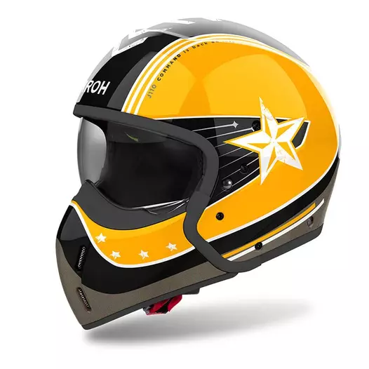 Airoh J110 Command Мотошлем Yellow Gloss Желтый (размер: xs)