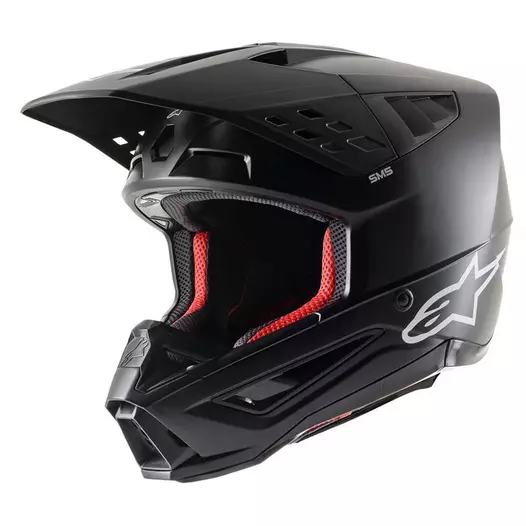 Alpinestars Sm5 2206 Solid Мотошлем Black Matt Черный (размер: s)
