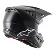 Alpinestars Sm5 2206 Solid Мотошлем Black Matt Черный