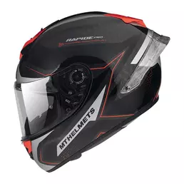 Mt Мотошлемs Rapide Pro Master B5 Мотошлем Red Fluo Красный