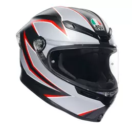 Agv K6 S E2206 Flash Мотошлем Black Grey Red Matt Серый