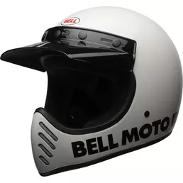 Bell Moto-3 Ece6 Classic Мотошлем White Белый
