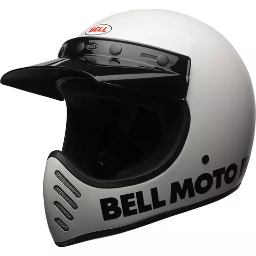 Bell Moto-3 Ece6 Classic Мотошлем White Белый (размер: m)