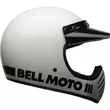 Bell Moto-3 Ece6 Classic Мотошлем White Белый