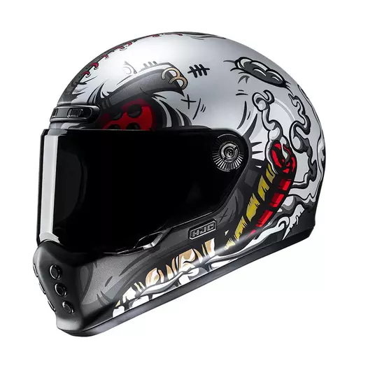 Hjc V10 Vatt Мотошлем Grey Серый (размер: l)
