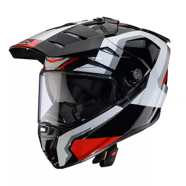 Caberg Tanami Scram Мотошлем Black Red White Черный