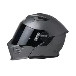 Simpson Darksome 2206 Modular Мотошлем Gloss Gun Metal Серый