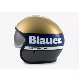Blauer Pilot 4.0 Мотошлем Gold Blue Grey Золотистый