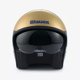 Blauer Pilot 4.0 Мотошлем Gold Blue Grey Золотистый