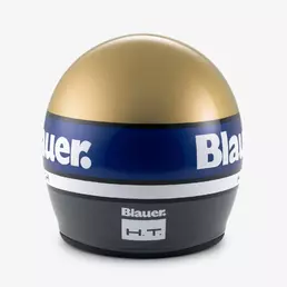 Blauer Pilot 4.0 Мотошлем Gold Blue Grey Золотистый
