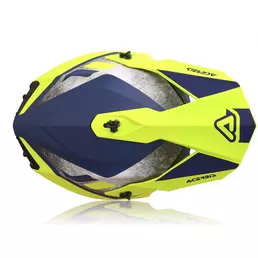Acerbis Linear Мотошлем Yellow Blue Желтый