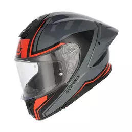 Acerbis Tarmak-x Мотошлем Grey Red Красный