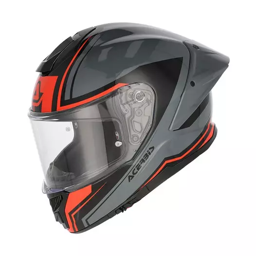 Acerbis Tarmak-x Мотошлем Grey Red Красный (размер: xs)