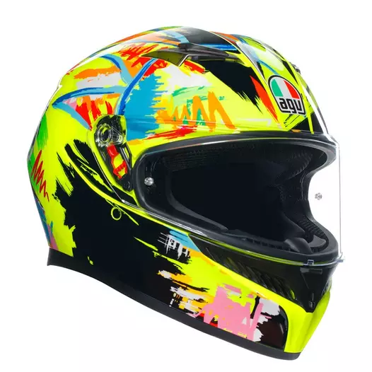 Agv K3 E2206 Rossi Winter Test 2019 Мотошлем Желтый (размер: xl)