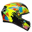 Agv K3 E2206 Rossi Winter Test 2019 Мотошлем Желтый