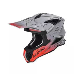 Acerbis Airstrike-x Мотошлем Grey Red Серый