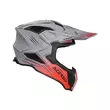 Acerbis Airstrike-x Мотошлем Grey Red Серый