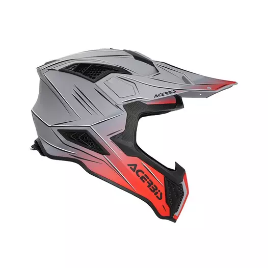 Acerbis Airstrike-x Мотошлем Grey Red Серый