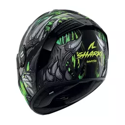 Shark Spartan Rs Shaytan Мотошлем Black Green Зеленый