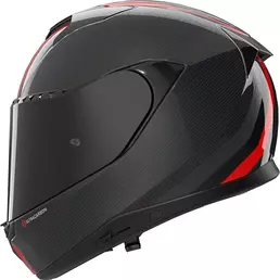 Nolan X-904 Ultra Carbon Gemini Мотошлем Black Red Красный