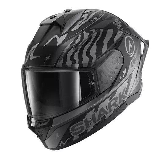Shark Skwal Cup Speed Fancy Mat Мотошлем Anthracite Черный (размер: l)
