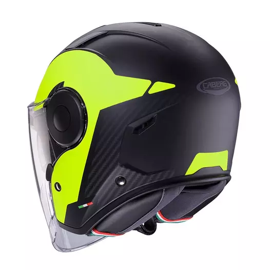 Caberg Soho Milano Мотошлем Black Matt Yellow Желтый