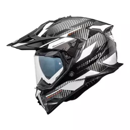 Premier Discovery Carbon Ea 8 Мотошлем White Белый
