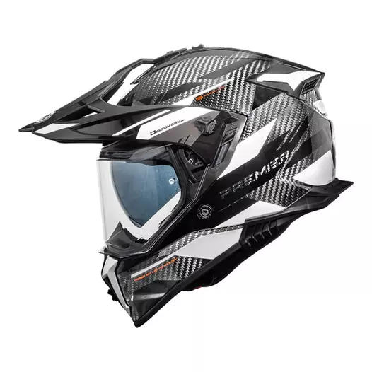 Premier Discovery Carbon Ea 8 Мотошлем White Белый