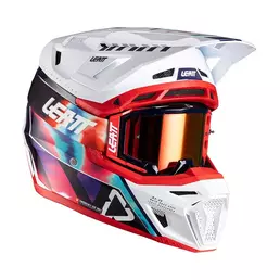 Leatt Moto 8.5 V26 Мотошлем Kit Royal Blue Red Синий