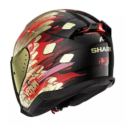 Shark Skwal I3 Jet Venum Мотошлем Red Gold Золотистый