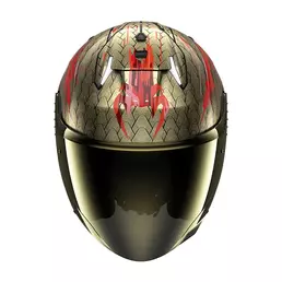 Shark Skwal I3 Jet Venum Мотошлем Red Gold Золотистый