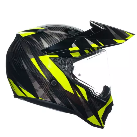 Agv Ax9 Carbon Steppa Мотошлем Yellow Желтый