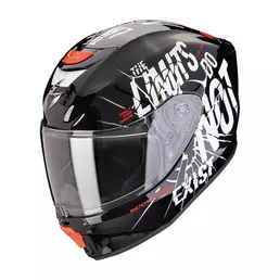 Scorpion Exo-jnr Air Boum Мотошлем Black White Черный