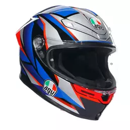 Agv K6 S E2206 Slashcut Мотошлем Black Blue Red Синий