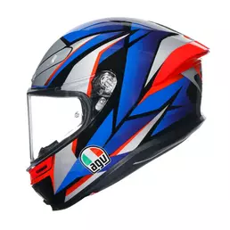 Agv K6 S E2206 Slashcut Мотошлем Black Blue Red Синий