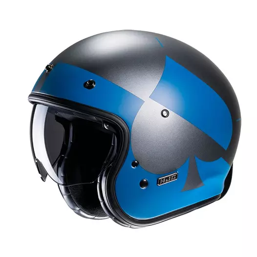 Hjc V31 Kuz Мотошлем Blue Black Синий (размер: s)