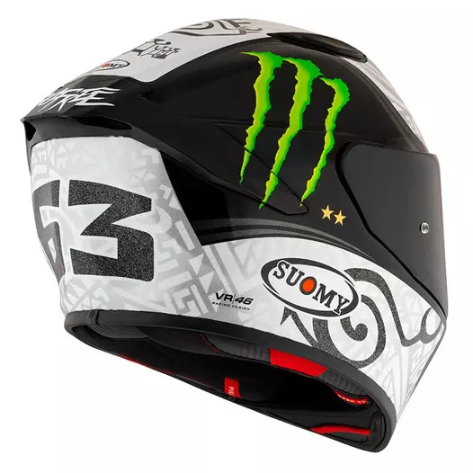 Suomy Track-1 Bagnaia Winter Test Monster Replica Белый